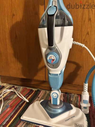 Black & Decker Steam Cleaner 1600W + 15 Attachments (ضمان سنة)