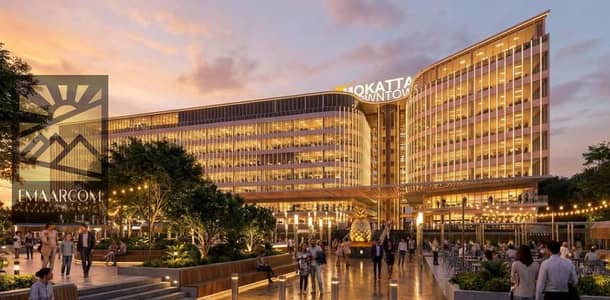 80m² Administrative Unit in Mokattam Downtown | Dual Frontages on Corniche & Ring Road | 20% Down Payment & 6-Year Installments | Fully Finished with