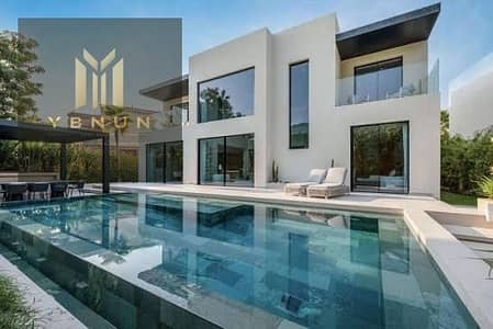 Twin Villa with a strategic location and an open view of the Landscape Garden Lakes - Hyde Park | Sixth of October