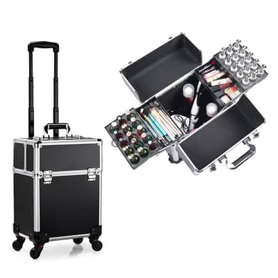 شنطة ميكب تروللي Makeup Trolley | للميكب أرتيست والنيلز أرتيست