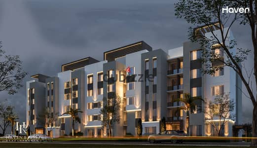 Apartment for sale شقه للبيع مساحة مميزة 100 م في اقوي لوكيشن في اكتوبر بأقل مقدم مقدم وقسط شهري15آلاف داخل Haven west كمبوند متكامل الخدمات 6th Octob