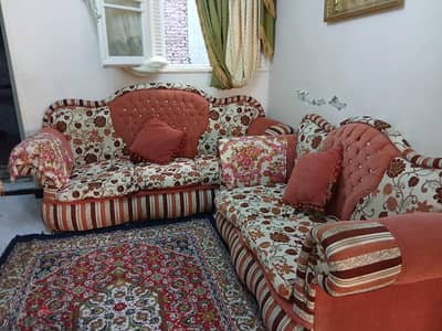 انتريه كنبتين كبار ثلاث مقاعد وكرسيين