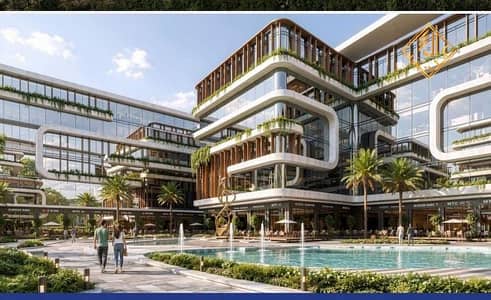 Retail shop for sale in a prime location in 6th of October City, available via a 10-year interest-free installment plan.