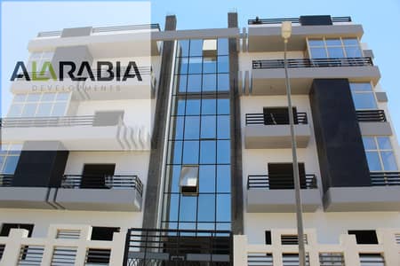 Apartment for sale 137m best payment system in Beit Al Watan, Al Tagamoa Al Khames, down payment 820 thousand and installment over 4 years without interest, distinctive location second number from Palm Hills and Mountain View