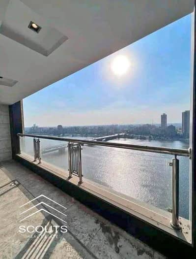 شقىة للبيع في المعادي عالكورنيش فندقية بالكامل reve du nile مساحة مميزة برايم لوكيشن هيلتون المعادي استثمار حقيقي