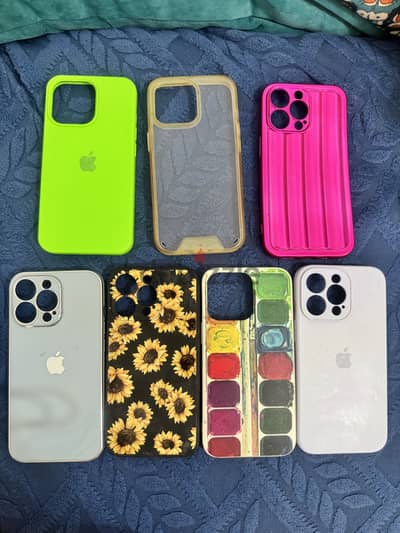 7 iPhone 13 Pro Cases – Used Good Condition