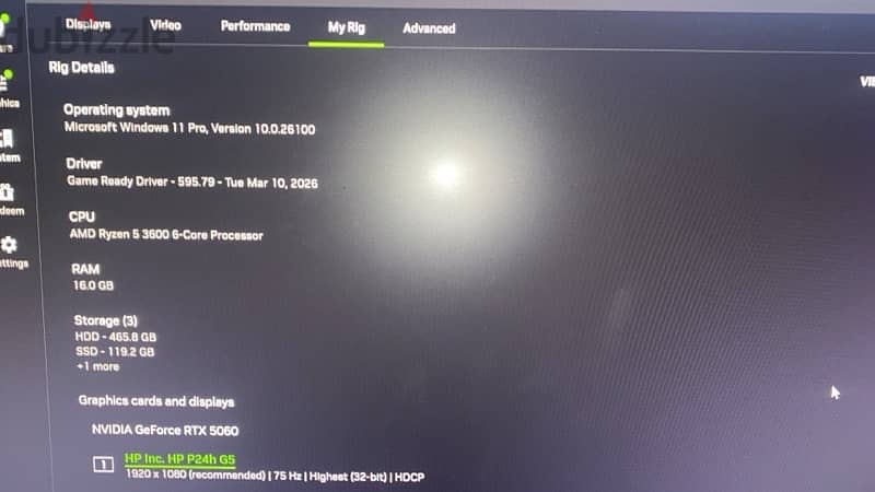 Gaming PC RTX 5060 Ryzen 5 3600 2
