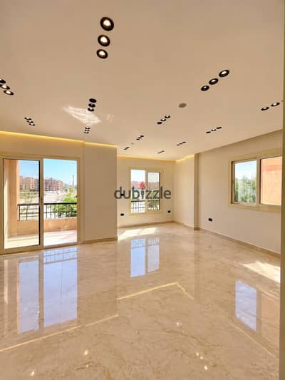 150 sqm apartment, finished to an ultra-super-luxury standard Ready to move in, located in Tesla Buildings – Hadayek October Directly from owner