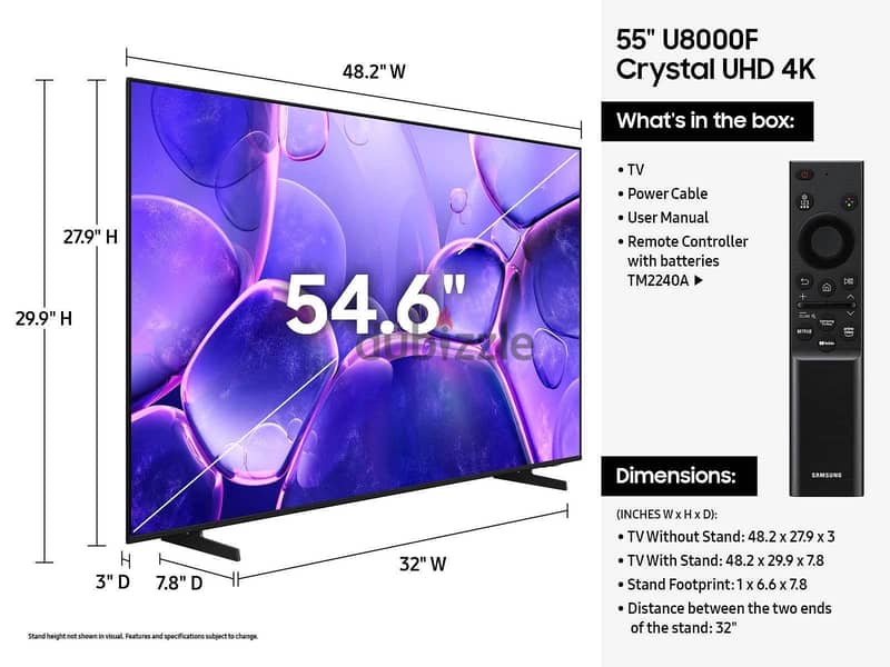 Samsung Smart TV 54.6 Inch – Excellent Condition 1