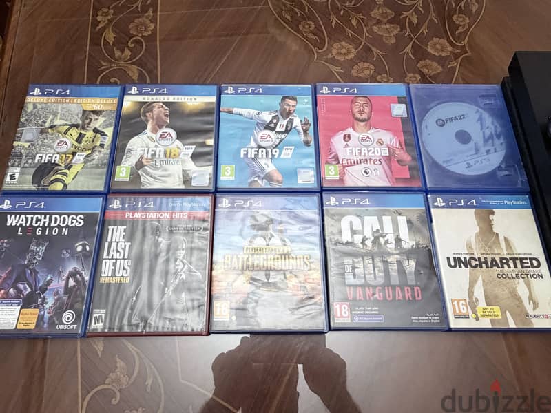 PlayStation 4 Fat 500Gb + 2 DualShock Controllers + Games 2