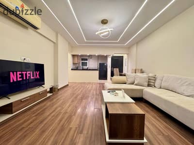 A distinctive furnished apartment in Al Rehab 90m at a very special price