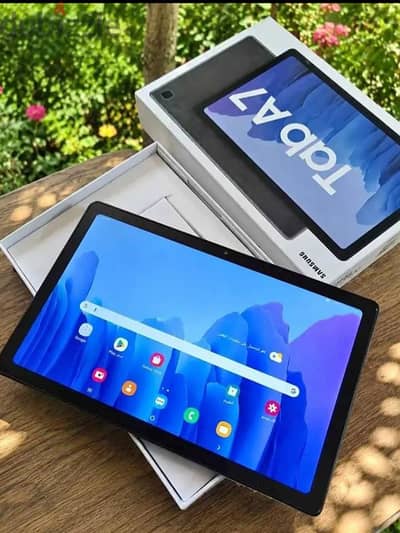 تابلت 10 بوصة A7خارج المنظومة معاة العلبة والشاحن كسر الزيرو