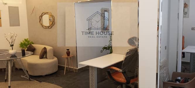 Furnished office for rent 300 m near Al Shams Club, Heliopolis, a distinctive location and strategic site near Al Shams Club and Modern School.