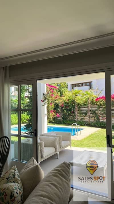 Garden villa duplex with a private garden for sale at the old price with the lowest down payment and 10year installment in Hyde Park New Cairo