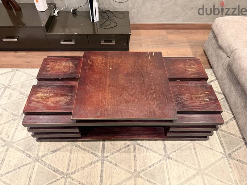 Lshape + Center Table + TV Unit 1