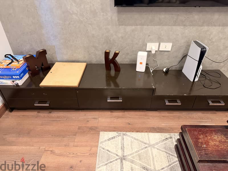 Lshape + Center Table + TV Unit 2