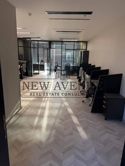 Open space office with two rooms ready to move for companies direclty mohamed nagiub axis at sway mall