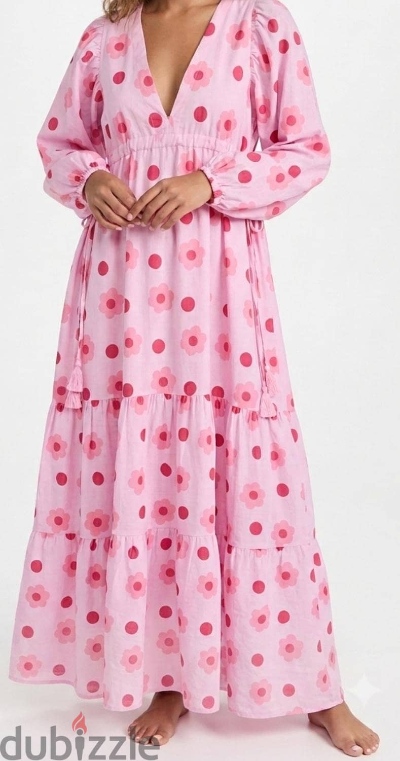 floral pink dress 1