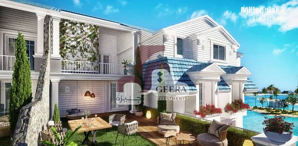 بيتش هاوس كورنر مميزة للبيع في Mountain View iCity – لقطة حقيقية  3 غرف دايركت لاجون