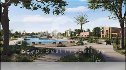 شاليه مميز بإطلالة مزدوجة للبيع، تسليم مبكر، بدون مقدم