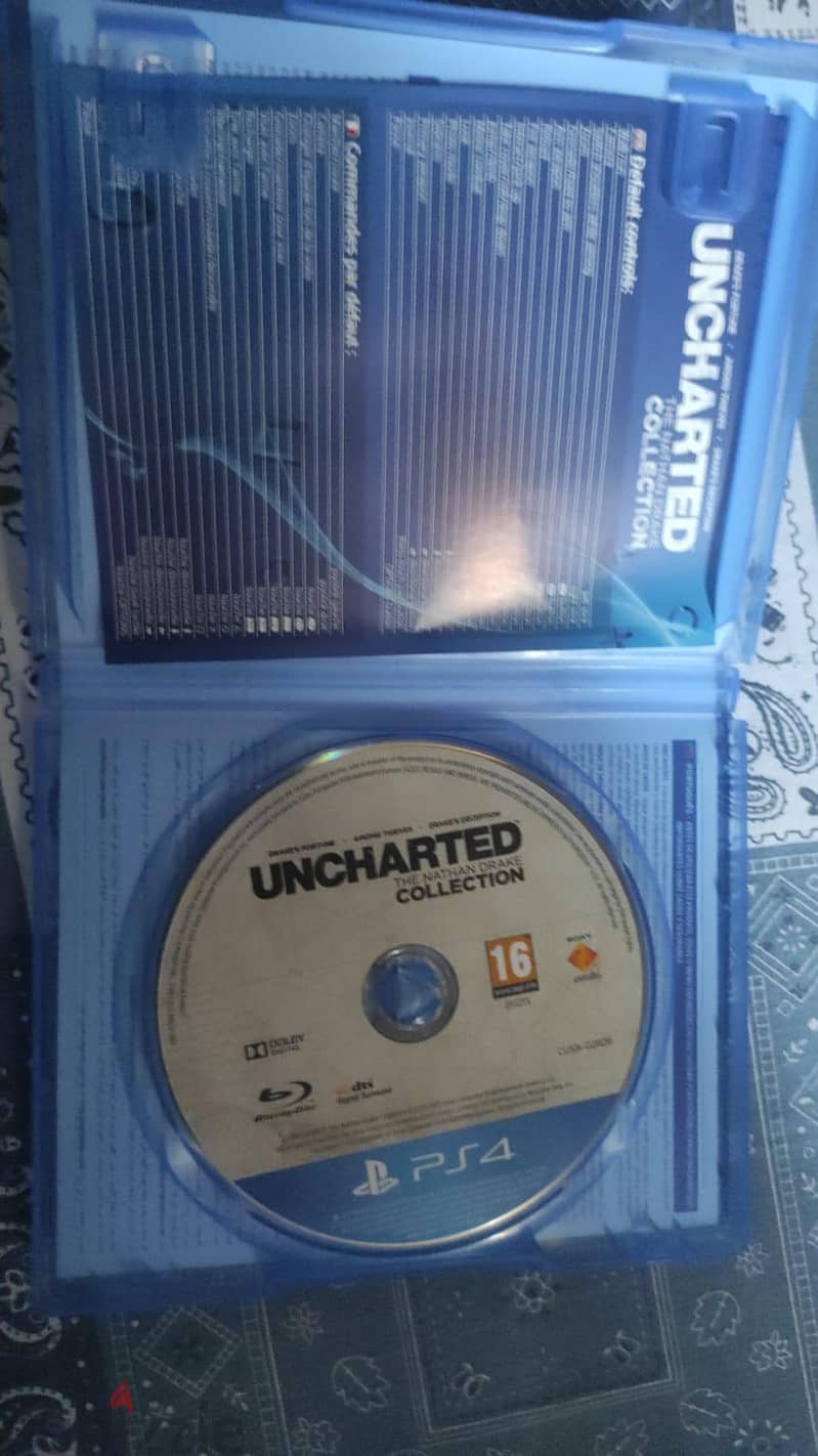 uncharted collection PS4 cd 1