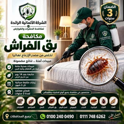 مكافحة حشرات المنزل بمصر