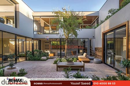 8-year payment plan, lowest down payment, lagoon views, twin house for sale in Creeks, 344 m