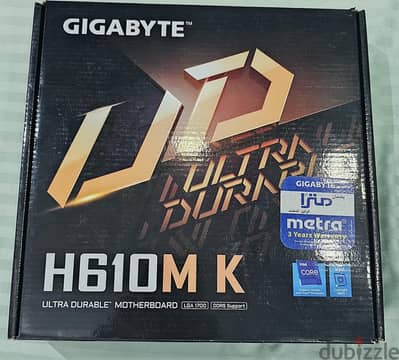 ماذربورد جيجابايت Gigabyte H610M K DDR5 | حالة كسر الزيرو للجيمنج