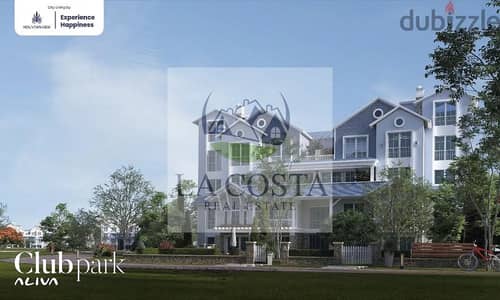 شقه للبيع بفيو مفتوح في Mountain View ALIVA Mostakbal City بجوار طريق السويس ومحور الأمل ومدينتي