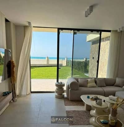 Fully finished chalet with a garden (ready for immediate occupancy) for sale at Baymount Resort—located near Il Monte Galala, Telal Sokhna,