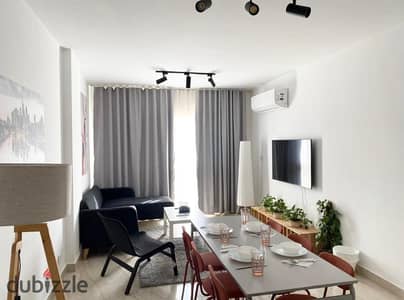 For rent furnished B12 area 78: number of rooms 2 bathrooms 1 super luxury hotel furniture fully air-conditioned