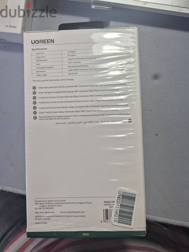 UGREEN usb-C hub/adapter 1
