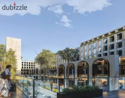 Commercial shop 25m for sale in Majan Mall with a frontage on Zewail Road directly in front of Zewail City and Rock Eden Compound with a down payment of 10% and installments over 7 years and delivery within 3 years