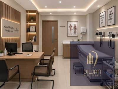 Invest | Medical clinic for sale—fully finished with A/C and near-term handover—in a prime location within a New Capital strip mall | New Cairo.