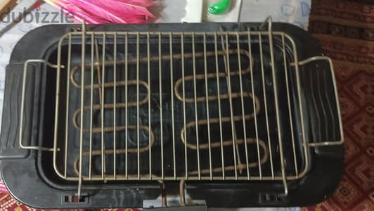 شواية ماكس جريل كهربية و حامل استانليس و مروحة و ماسك