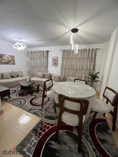 For rent furnished – Madinaty B6 | Elegant apartment with modern furniture 