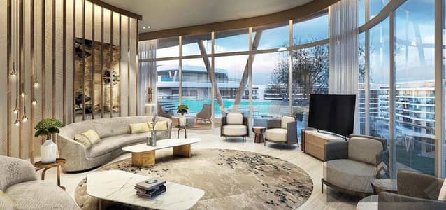 Apartment for sale in Al-Shorouk City (on the Suez Road) featuring an open view of the lagoon; down payment of 600,000.