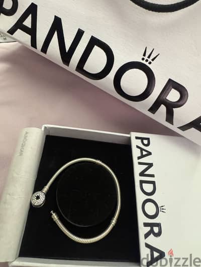 Pandora North Star Snake Chain Bracelet – Size 17