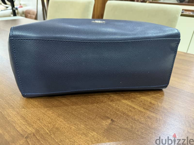 Coach Turnlock shoulder bag Navy blue 2