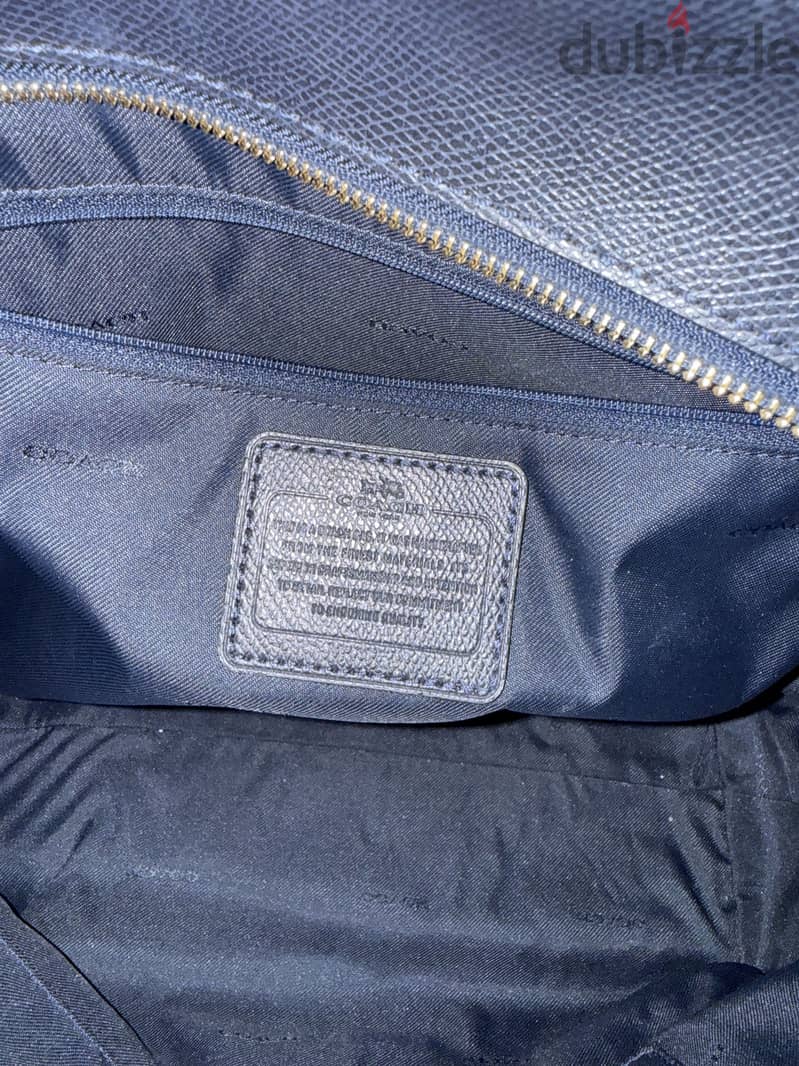 Coach Turnlock shoulder bag Navy blue 6