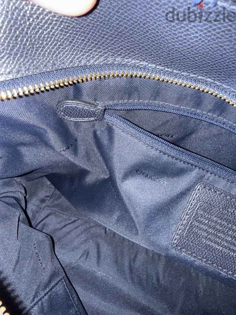 Coach Turnlock shoulder bag Navy blue 7