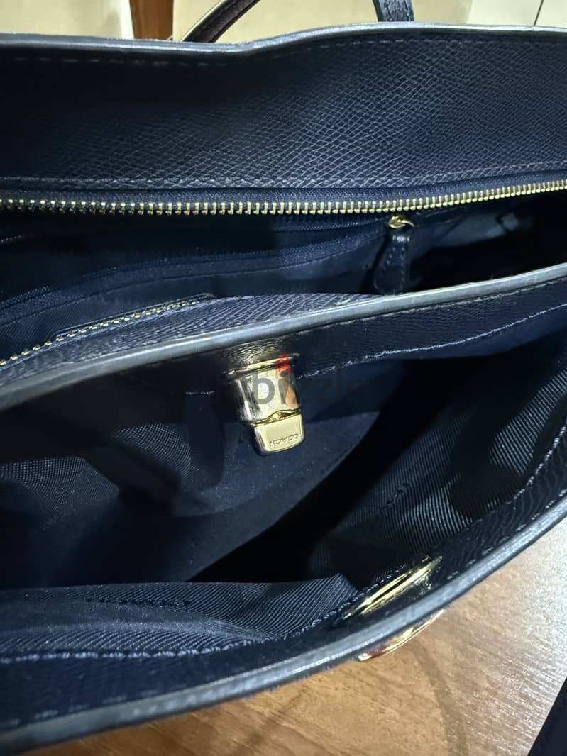 Coach Turnlock shoulder bag Navy blue 8