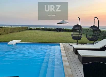 For the elite only: A fully private standalone villa directly facing the sea first row at La Vista Gardens Sokhna