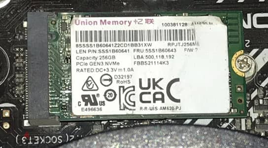 m. 2 NVMe 256GB