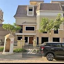 For the First Time: Ready to Move 4-Floor Villa in Front of Madinaty Gate 4 - Minutes from Al Rehab & El Shorouk City in Sarai Compound