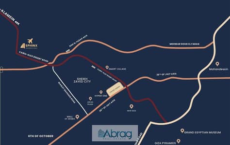 محل للبيع على محور 26 يوليو مباشرا الشيخ زايد لشركة مدينة مصر