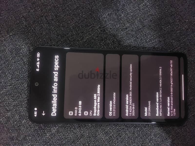 Redmi note 13 4g 6 ram 128 storage 6