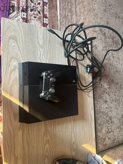 بلاي ستيشن 4 فات PS4 Fat بدراع أصلي وكابلات