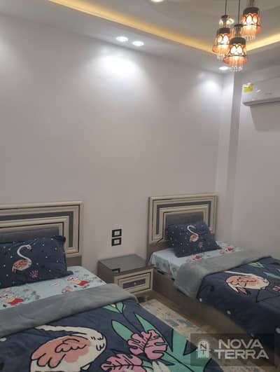 A luxurious basement apartment for rent in the 16th district, Sheikh Zayed.