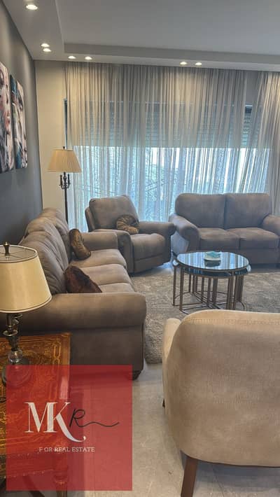 For Rent Apartment Furnished 2Bedroom ready to move in Lake View Compound, near the American University and 90th Street, New Cairo.